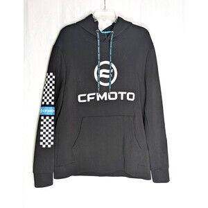 CFMOTO Pullever Hoodie Black Sweatshirt Racing Motorcycles ATVs Mens Large